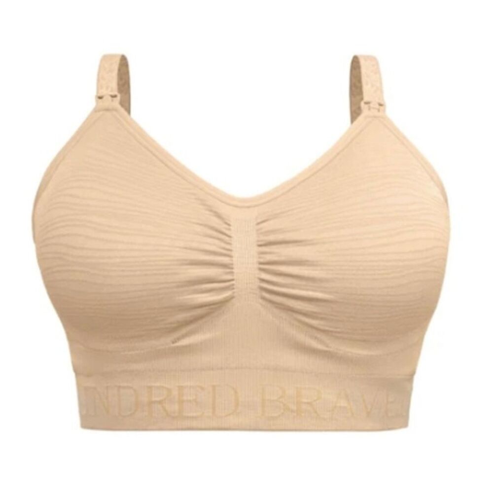 Kindred Bravely Sublime Hands Free Pumping Nursing Bra Medium Beige Nude